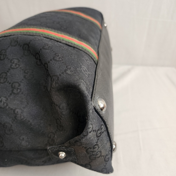 ✨️GUCCI GG Canvas Web Belted Handle Tote Bag - Picture 9 of 16